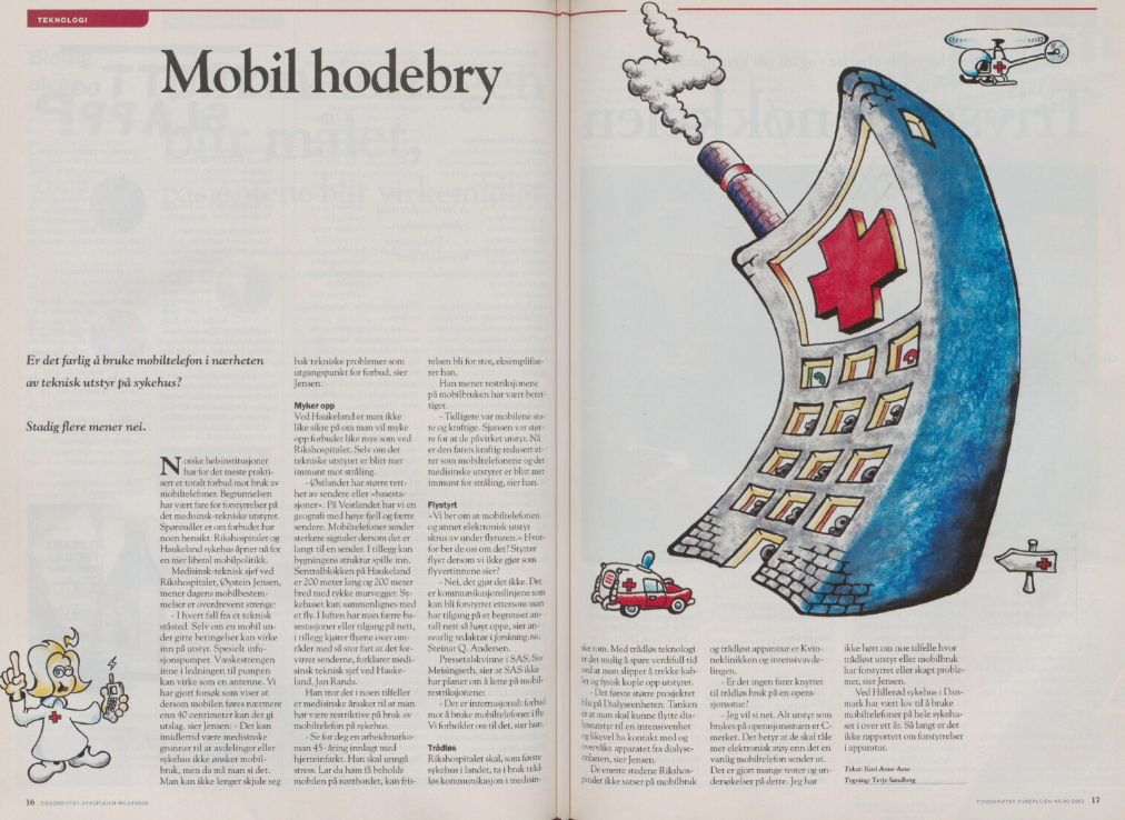 Faksimile Sykepleien 2002