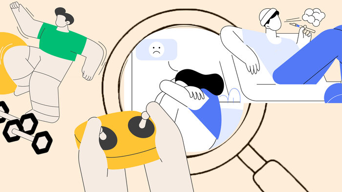 Bildet viser ulike ungdommer