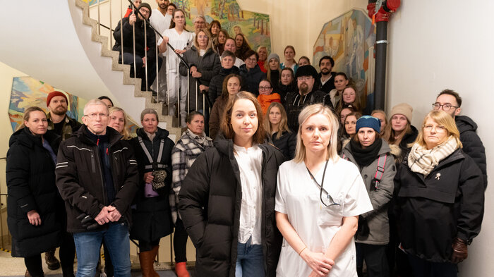 Bildet viser Silje Sandå Storvik og kolleger.