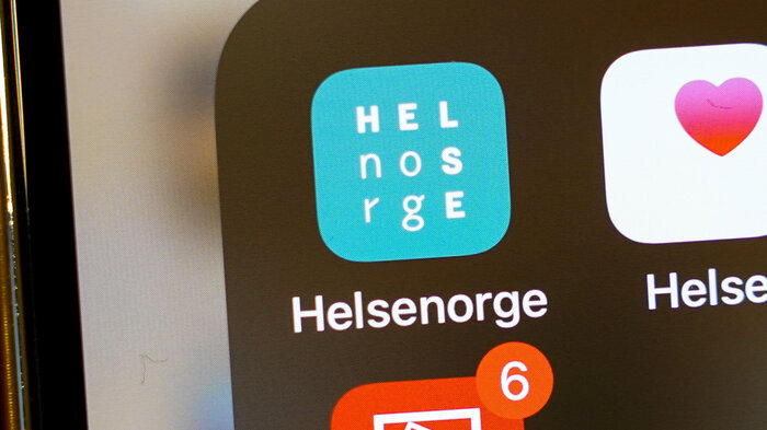 Bilde av mobiltelefonskjerm