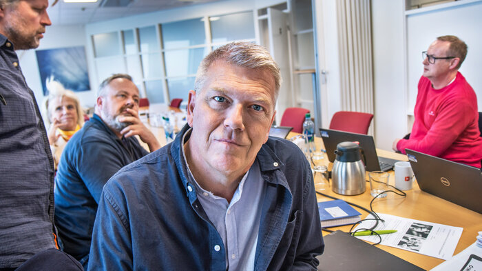 Bildet viser Bård Eirik Ruud, fylkesleder i Oslo NSF