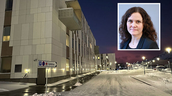 bilde av hammerfest sykehus og åshild østlyngen