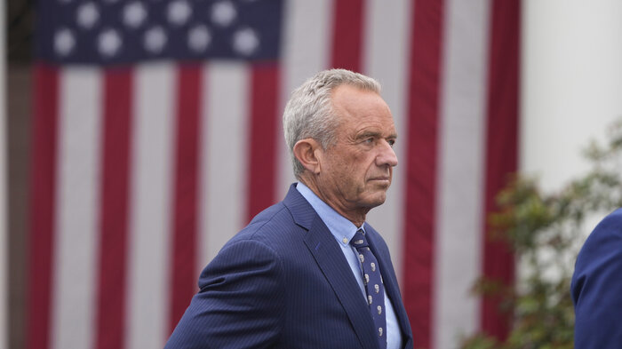 Bildet viser helseminister i USA, Robert F. Kennedy