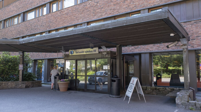 Bildet viser Sørlandet sykehus i Arendal.