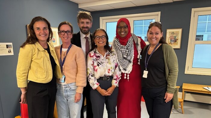 Bilde av Jan Christian Vestre, Ann Karin Swang med flere på St Hanshaugen Helsestasjon