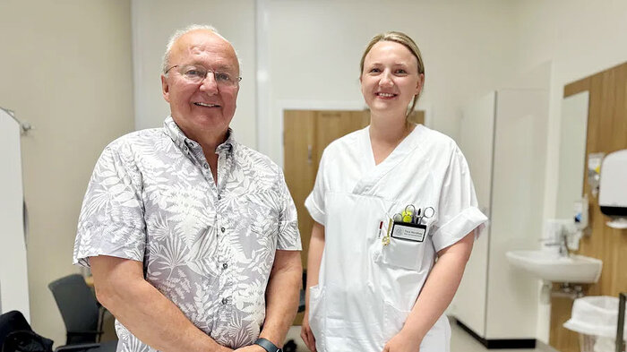 bilde av knut og tora