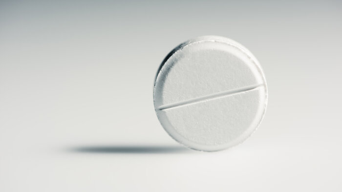 Bildet viser en pille.