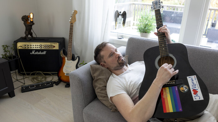 bildet viser Jon Sverre Langaker