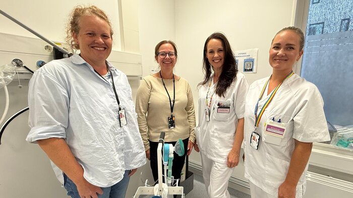 Jane Larsen, Ellen Andersen, Cathrine Iversen og Kristine Solvang.