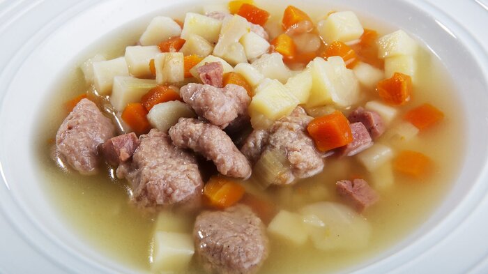 Bildet viser en skål med sodd