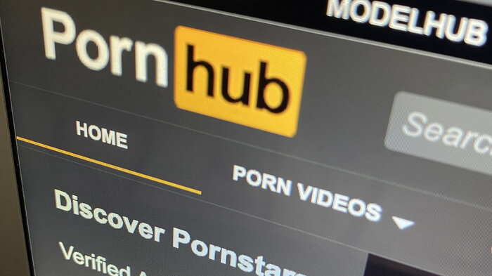 Bildet viser deler av nettsidene til Pornhub.