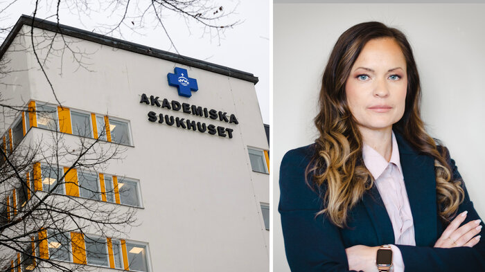 bildet viser Angelica  Dipeders og Akademiska sjukhuset
