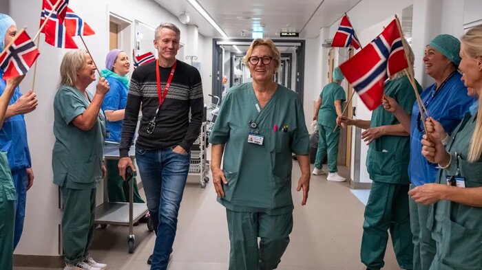 Bildet viser årets sykepleierleder i Buskerud