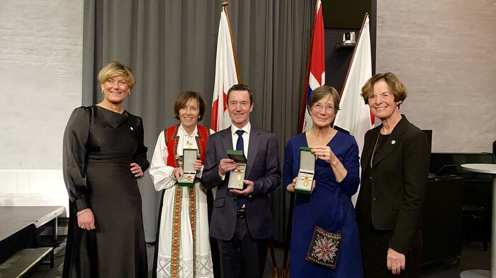 Bilde av prisvinnerne