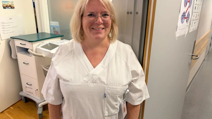 Bildet viser Enhetsleder Monica Korneliussen