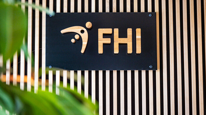 Bildet viser logoen til FHI