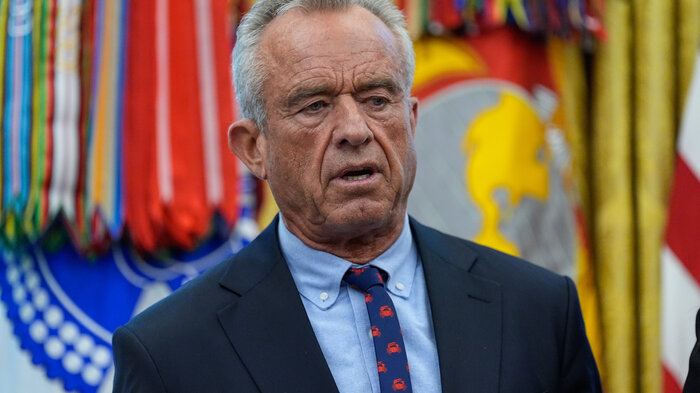 Bildet viser USAs helseminister Robert F. Kennedy Jr.