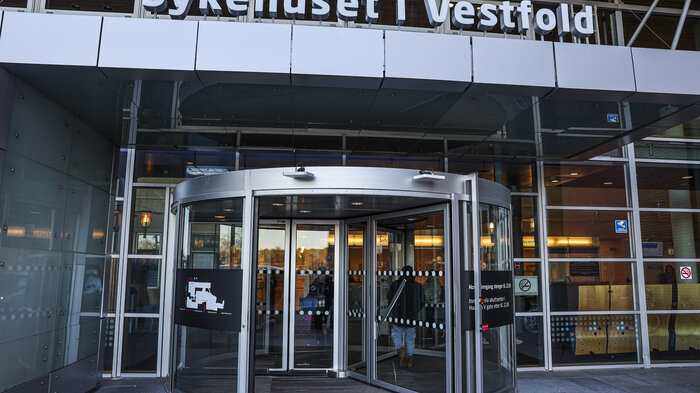 Inngang Sykehuset Vestfold