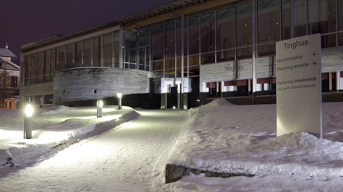 Bildet viser tingretten i Eidsvoll