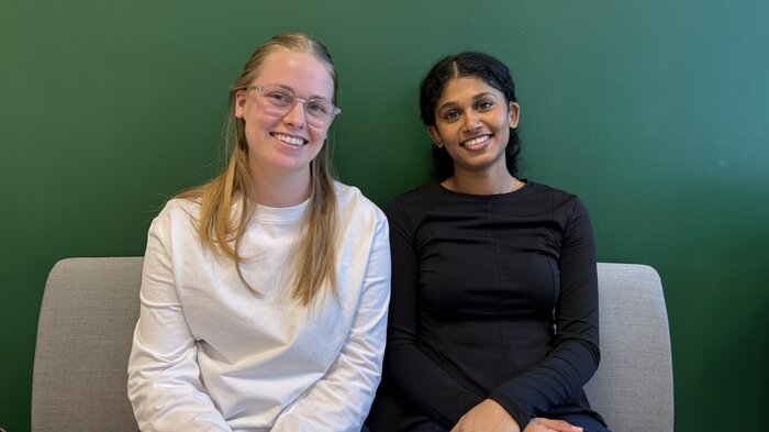 Ingrid Nøkleby-Karlsrud og Kobisha Karikalan