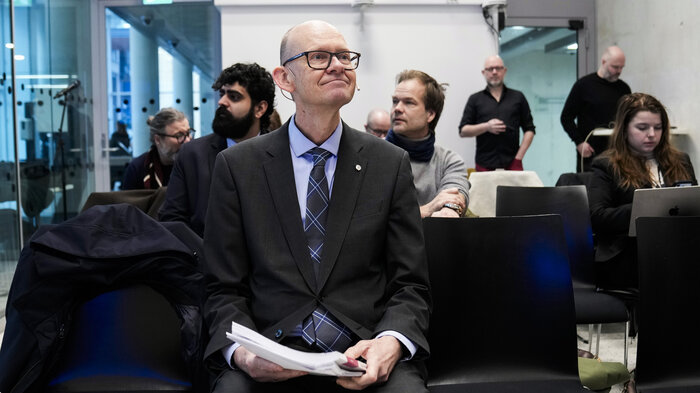 Bildet viser Geir Axelsen, leder for Det tekniske beregningsutvalget for inntektsoppgjørene (TBU)