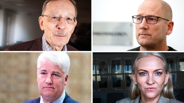 Bildet viser Lars Calmfors, Steffen Handal, Øystein Dørum og Lill Sverresdatter lARSEN