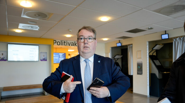 Bildet viser Ordfører Kjartan Berland (H)