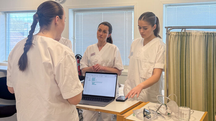 Rachel Dversnes og medstudenter i Dalane