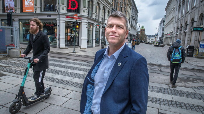 Bård Eirik Ruud, fylkesleder i Oslo NSF