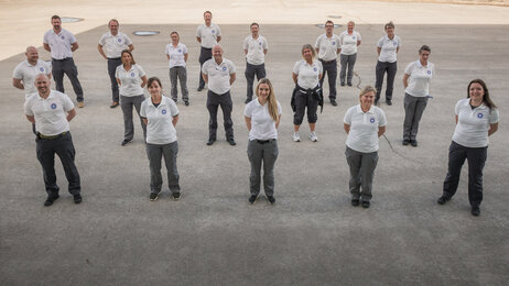 Bildet viser medisinsk innsatsteam.