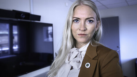 Bildet viser forbundsleder Lill Sverresdatter Larsen