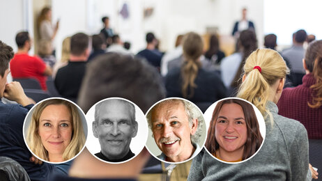 Bildet viser elever i et klasserom