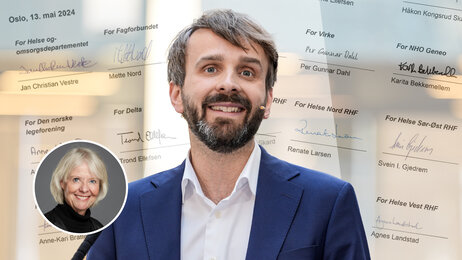 Bildet viser Helse- og omsorgsminister Jan Christian Vestre.