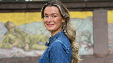 Bildet viser sykepleierstudent Ida Myrsve