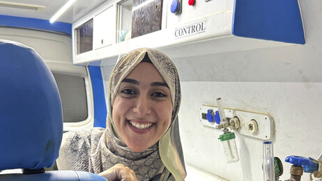 Bilde av sykepleier Esraa