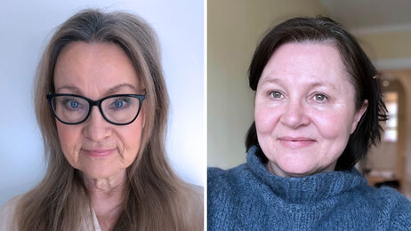Bildet viser portretter av Marianne Myking og Barbara Wendelbo