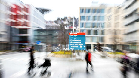 Eksteriørbilde fra St. Olavs hospital i Trondheim