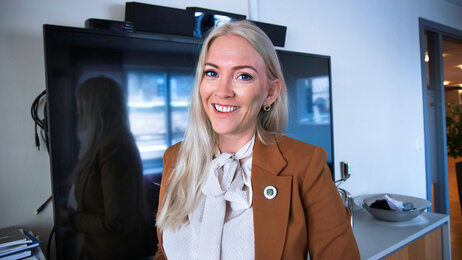 NSF-leder Lill Sverresdatter Larsen