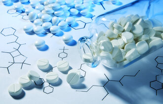 Bildet viser masse piller.