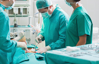 Bildet viser en operasjon