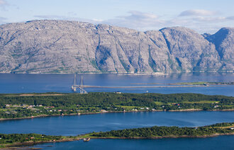 Bildet viser natur i Helgeland.