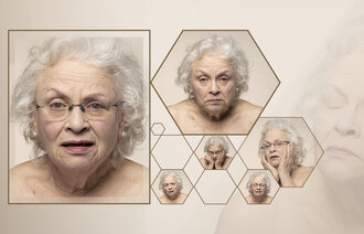 Eldre dame med smerter