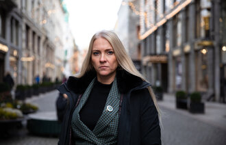 Bildet viser Lill Sverresdatter Larsen, forbundsleder i NSF