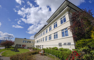 Bildet viser Nordfjord sjukehus.