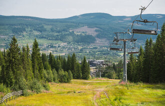 Bildet viser litt av kommunen.