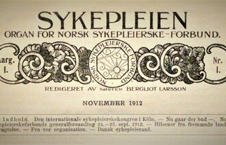 Sykepleiens første utgave fra 1912