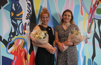 Edel Marlèn Taraldsen og Sigrid Husøy Larsen