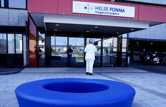 Haugesund sjukehus, hovedinngang