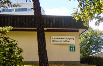 Bildet viser Danderyd sykehus.