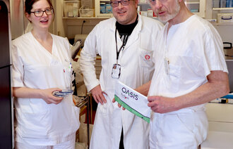 Bildet viser Line Nateland, André Ingebrigtsen og Egil Lingaas.